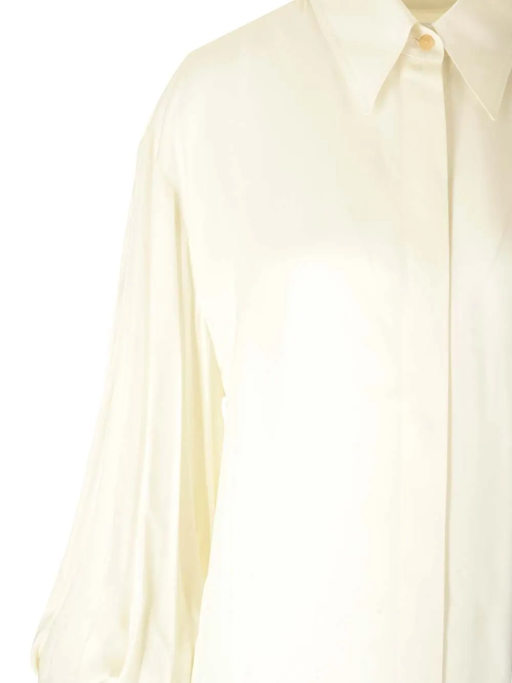   Khaite  Camicia lunga in satin  