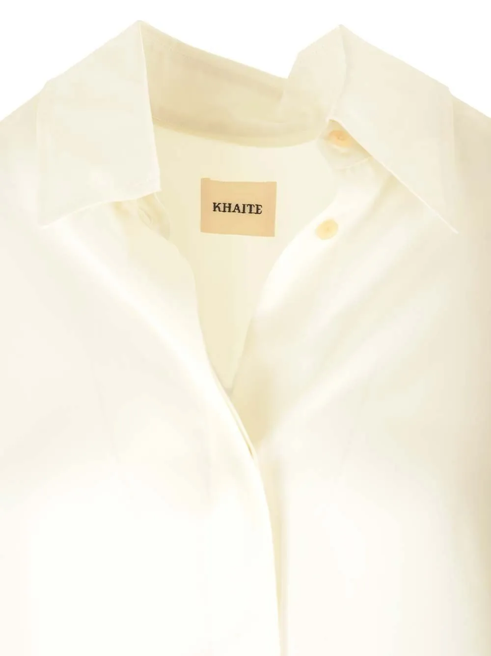   Khaite  Camicia lunga in satin  