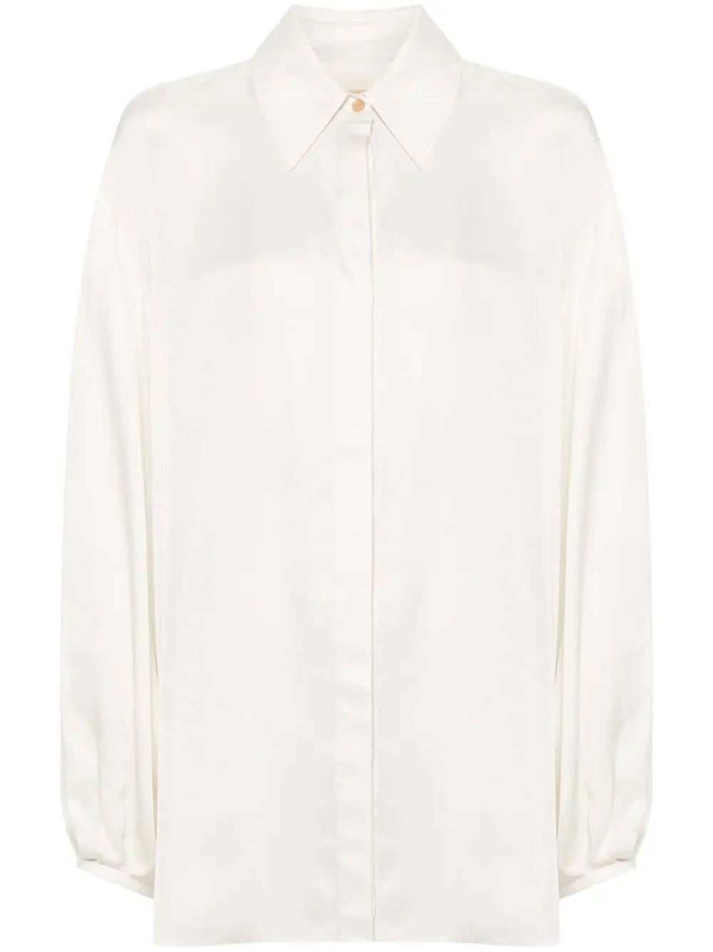   Khaite  Camicia lunga in satin  