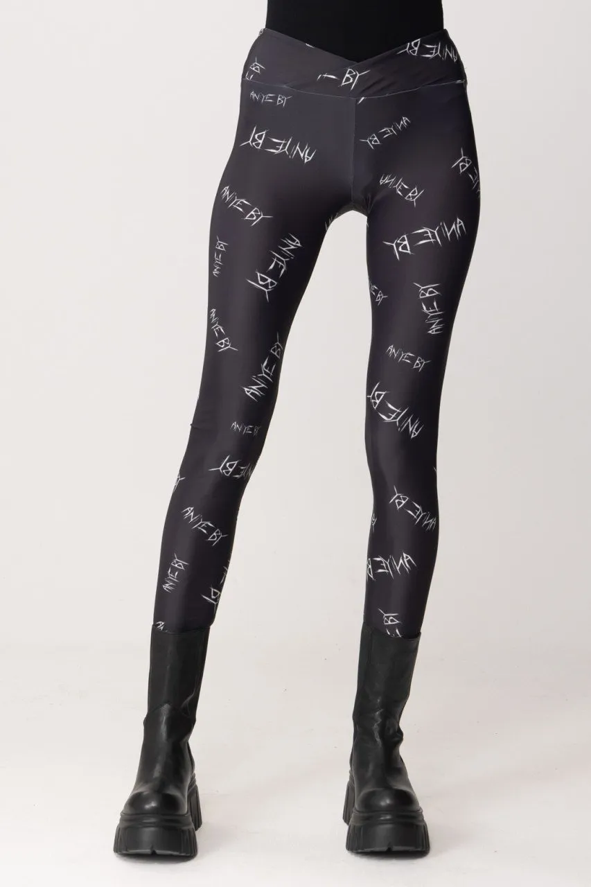 Leggings stampati BLACK LOGO