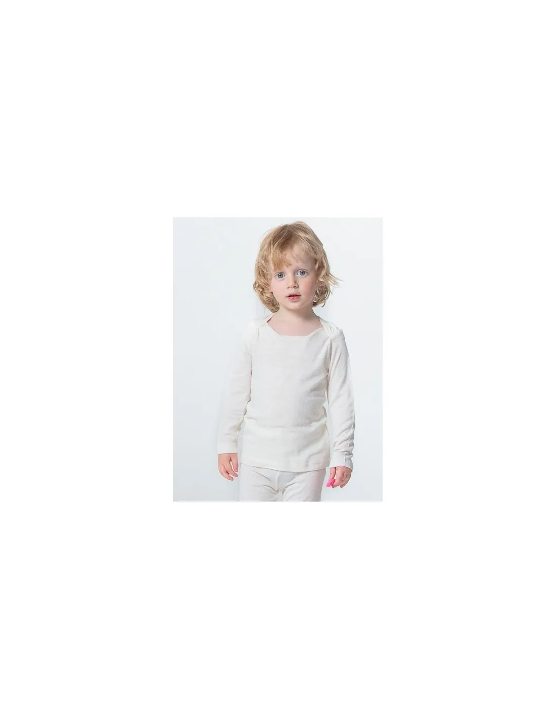 MAGLIA BABY MANICA LUNGA IN SETA BURETTA