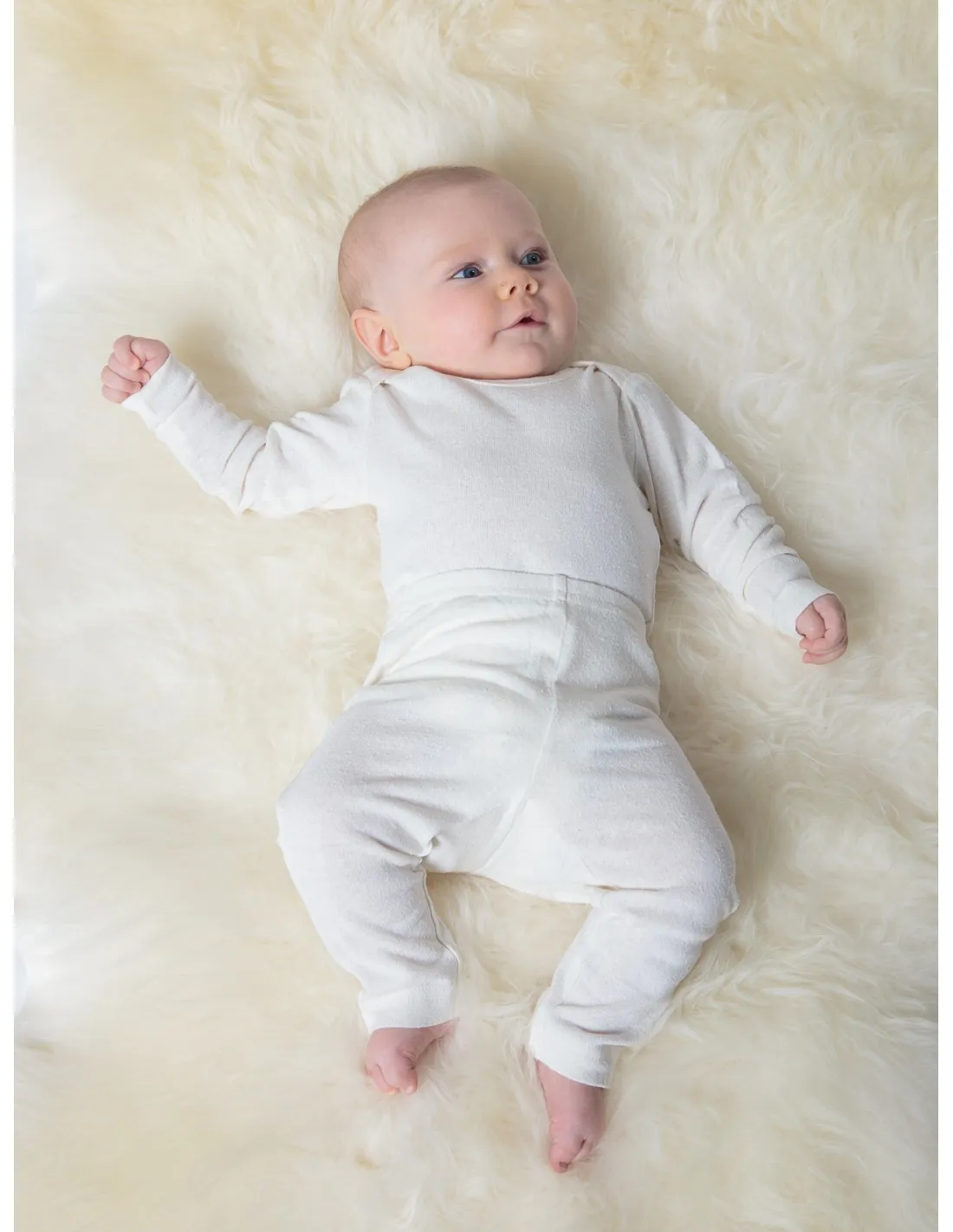 MAGLIA BABY MANICA LUNGA IN SETA BURETTA