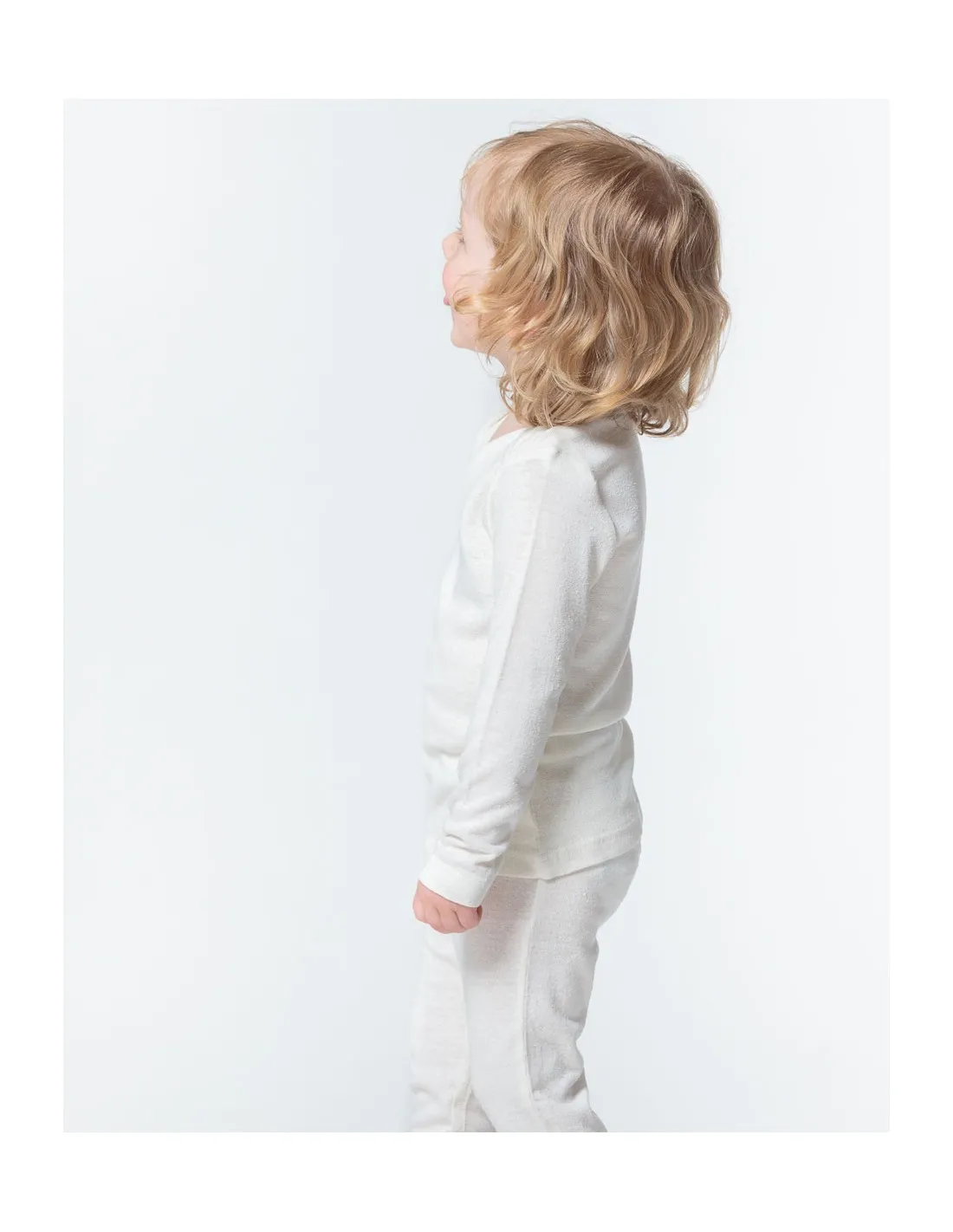 MAGLIA BABY MANICA LUNGA IN SETA BURETTA