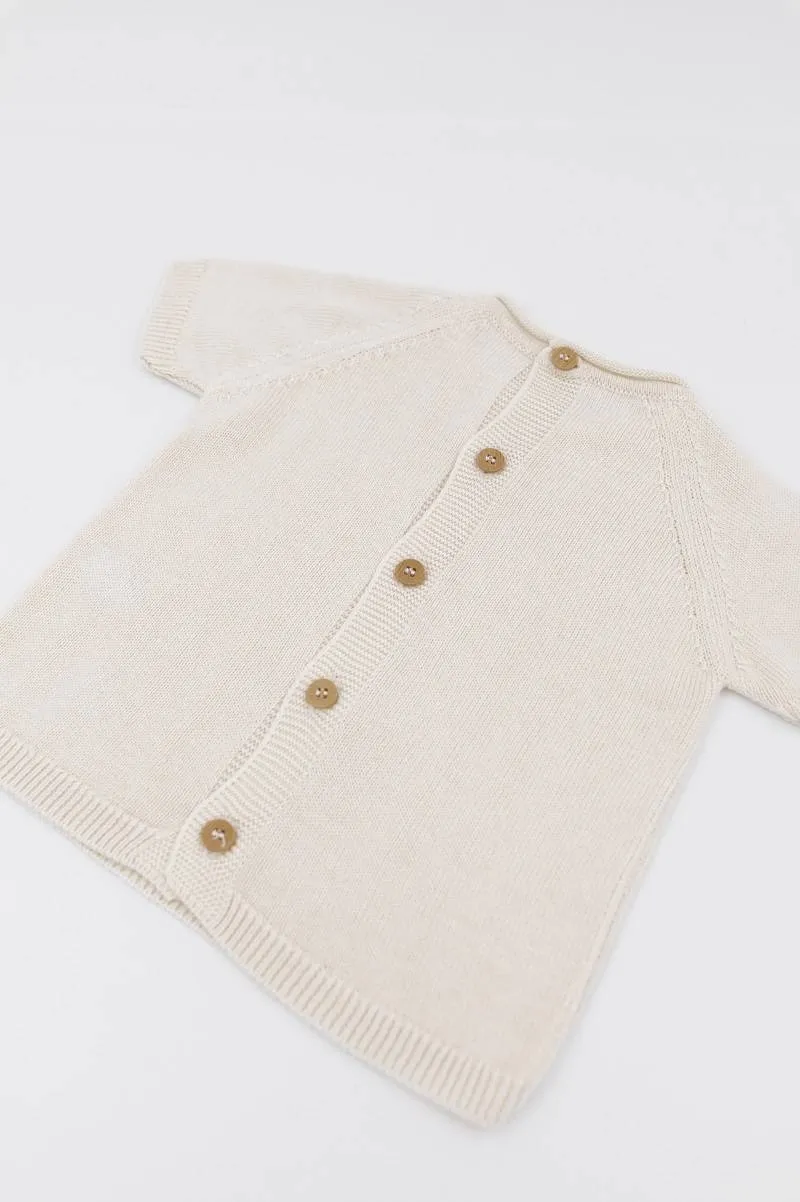 Maglia righe Knitted - BIANCO 01