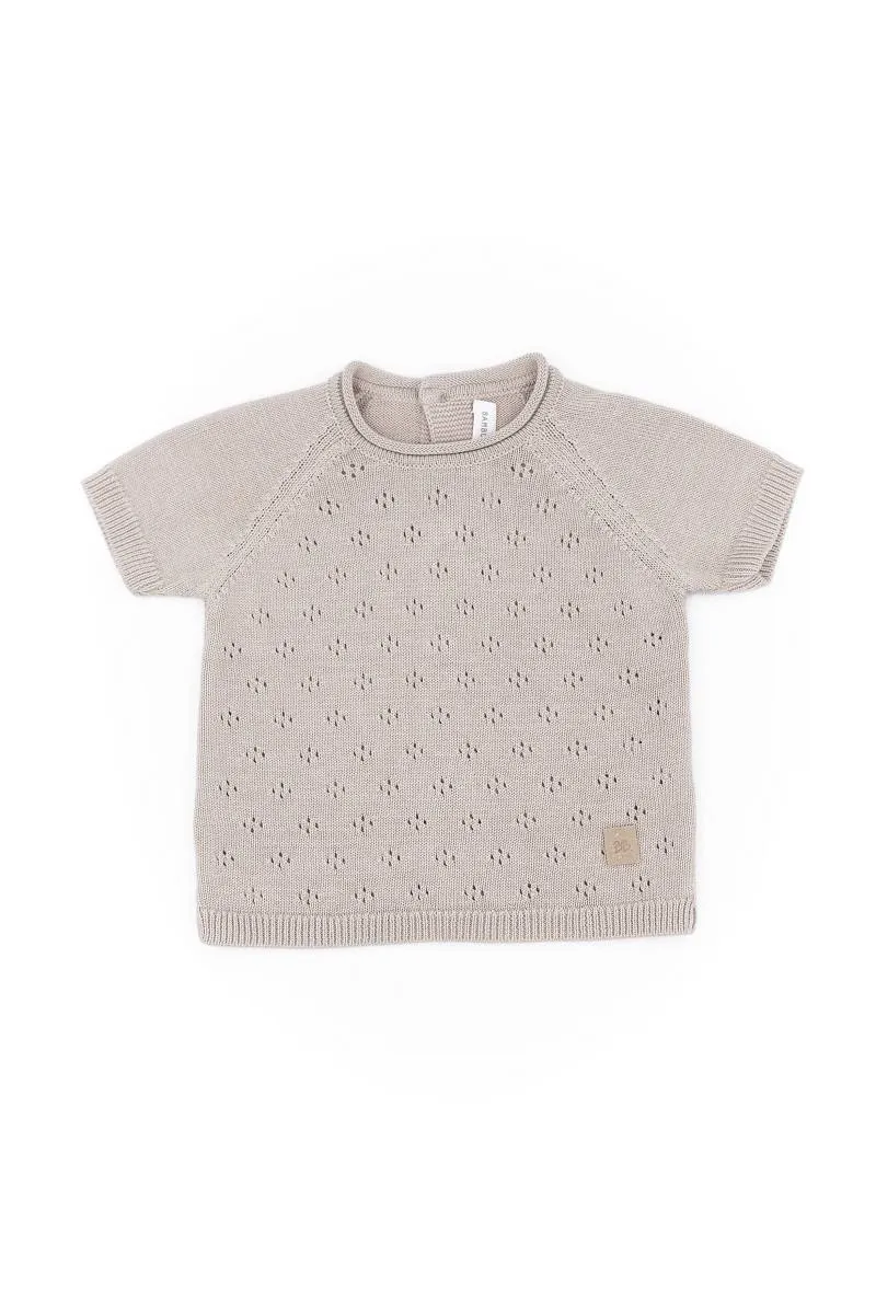 Maglia traforata Knitted - CAMMELLO 33