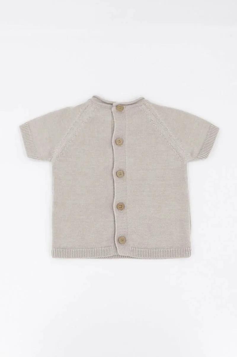 Maglia traforata Knitted - CAMMELLO 33