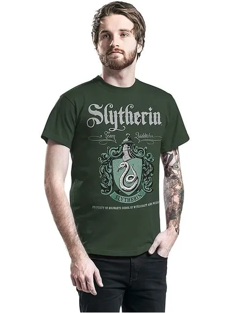 Maglietta stemma Serpeverde - Harry Potter