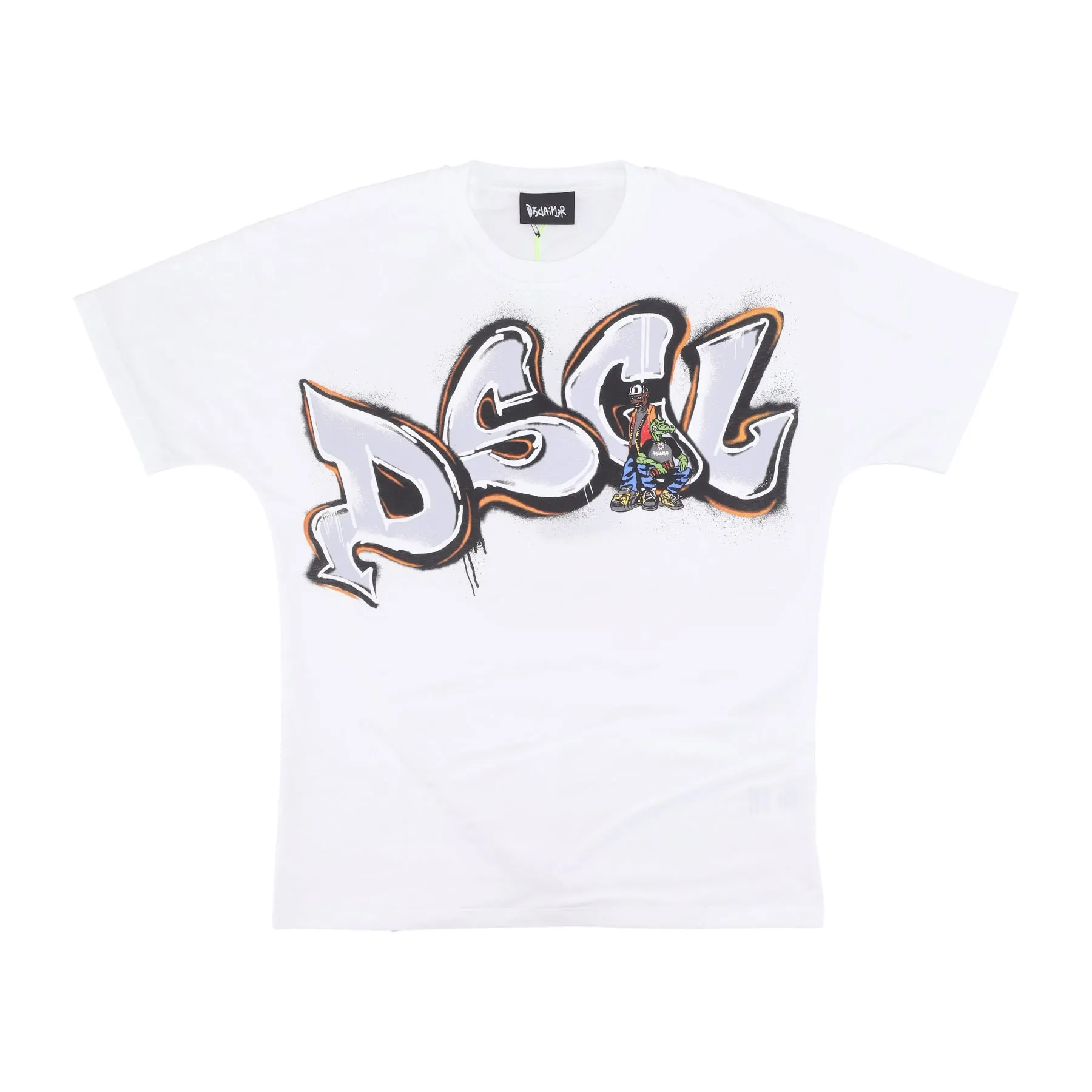 Maglietta Uomo Crocodile Tee White