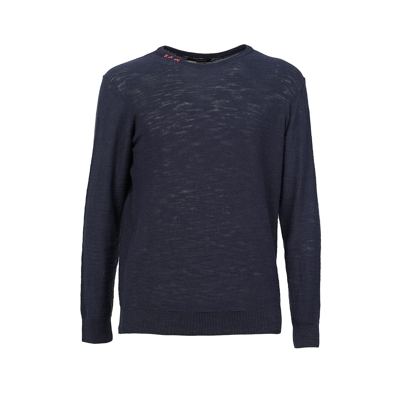 Maglioncino leggero blu girocollo
