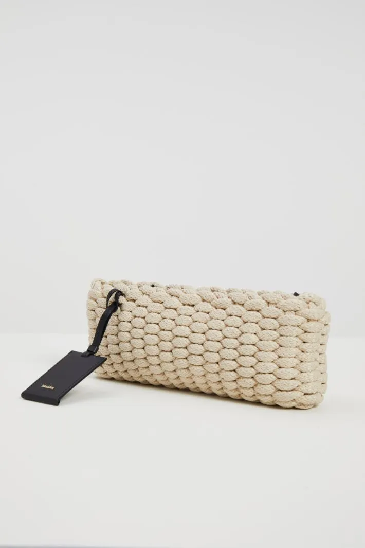 Maxi pochette in corda