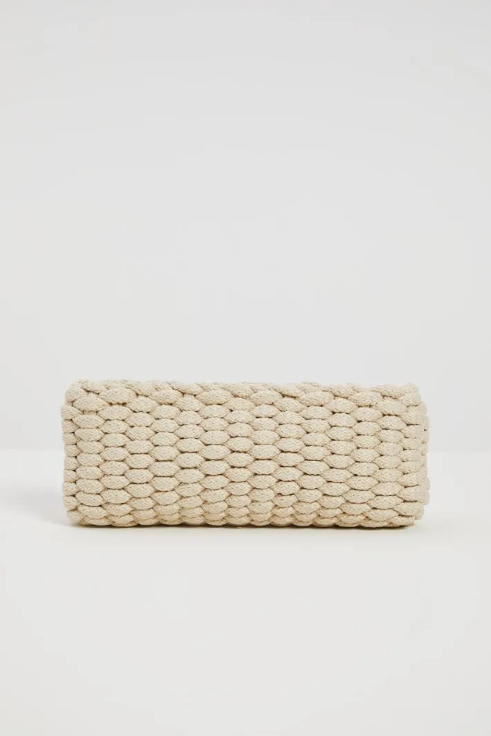 Maxi pochette in corda
