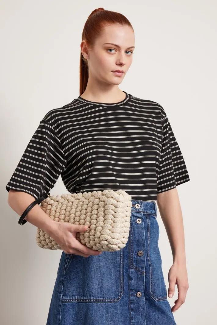 Maxi pochette in corda