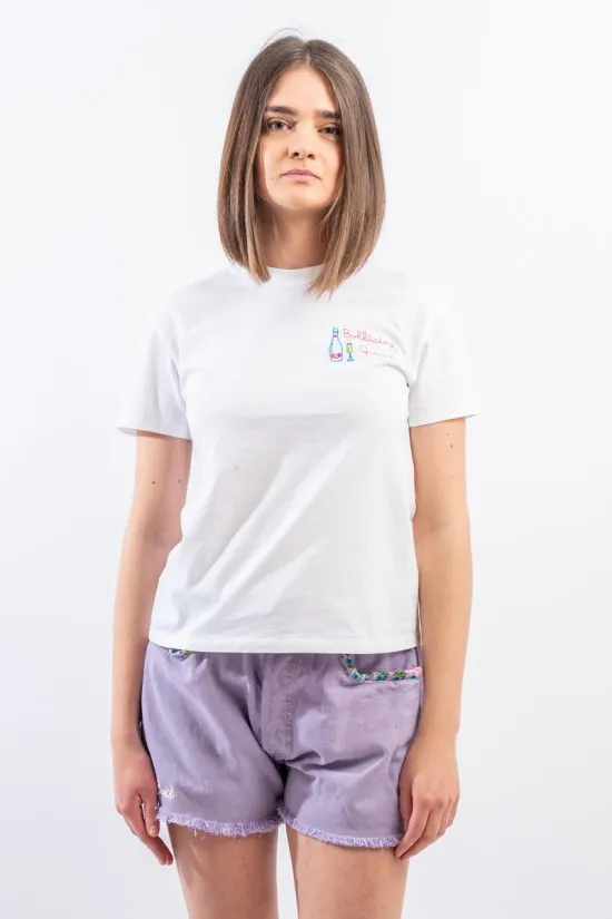 MC2 ST BARTH EMILIE COTTON CREW NECK T SHIRT EMI0001 09828F