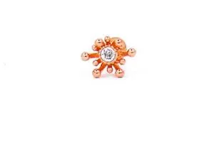 Mini orecchino elegante, ART958, rosa