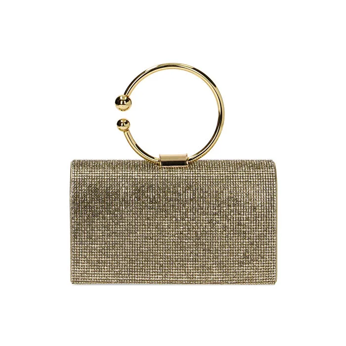 Minibag oro quadrata con pietre