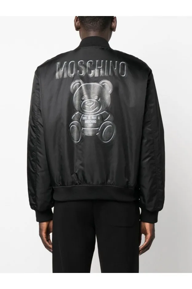 Moschino Bomber con stampa