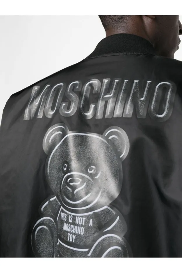Moschino Bomber con stampa