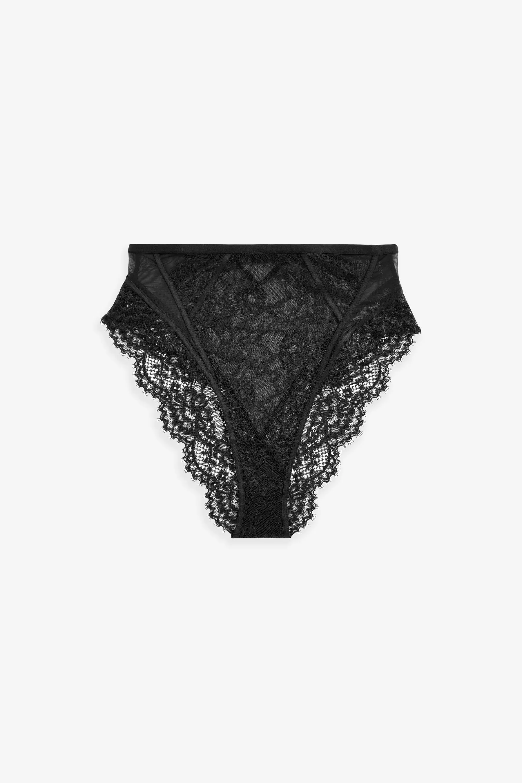 Nero  - Slip in pizzo glamour