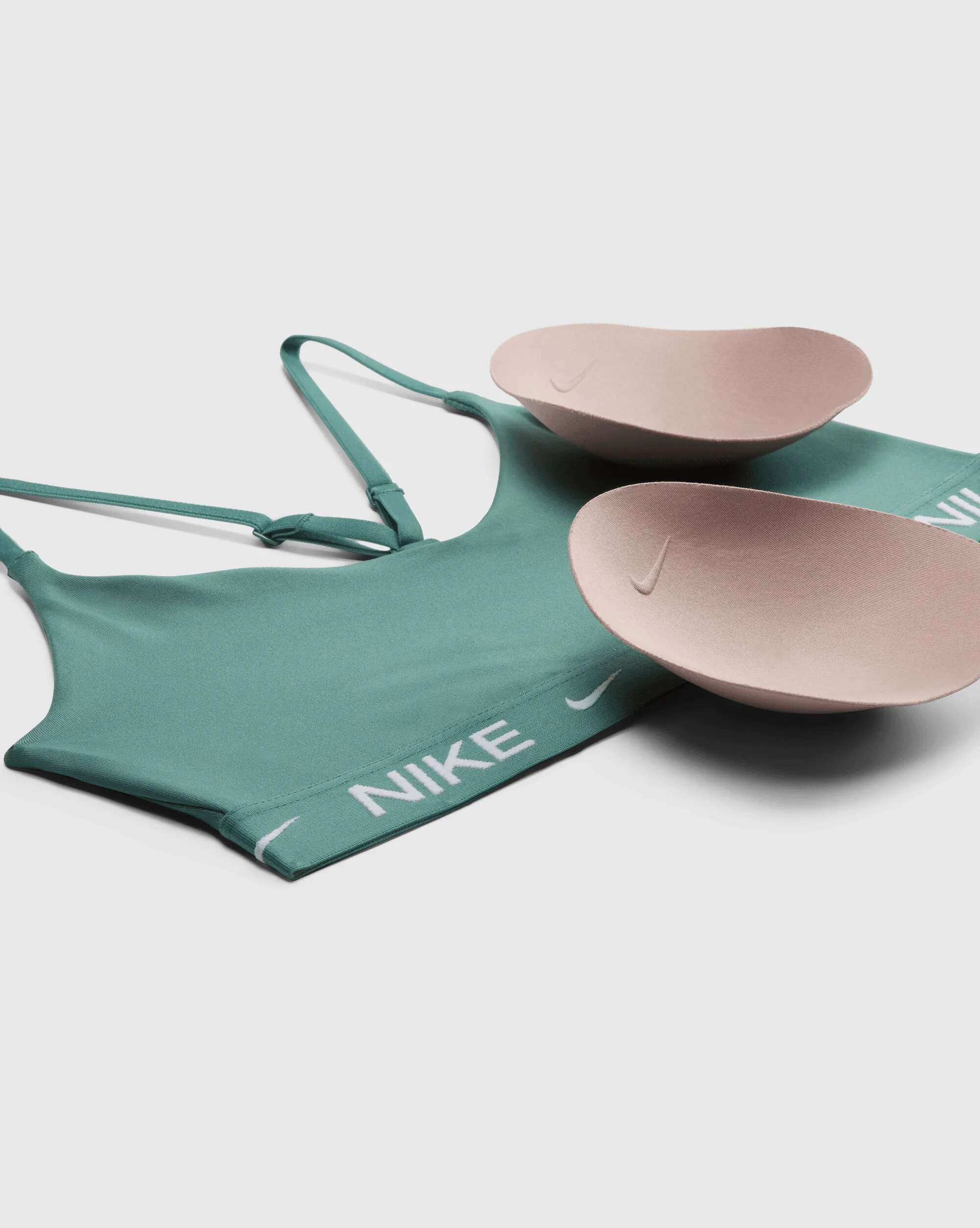 Nike Bra Imbottito Regolabile Indy Light Support Verde Donna