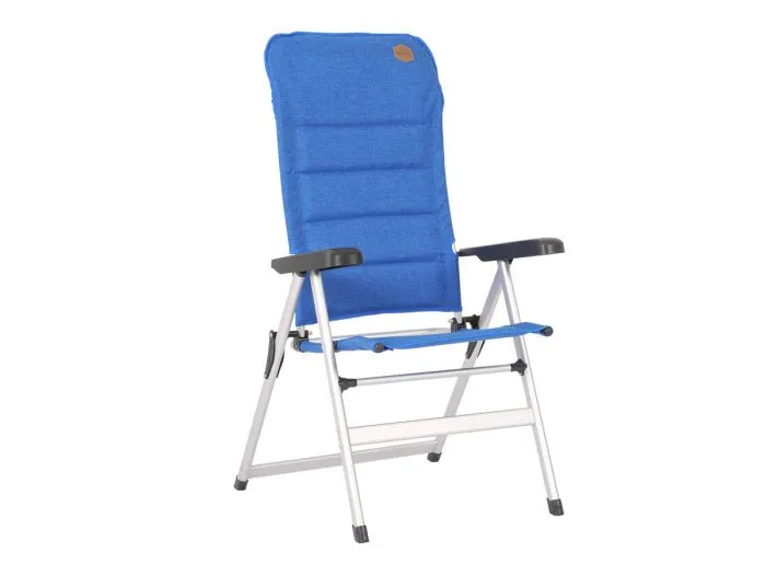 Obelink Ibiza Luxe sedia schienale reclinabile blu cobalto