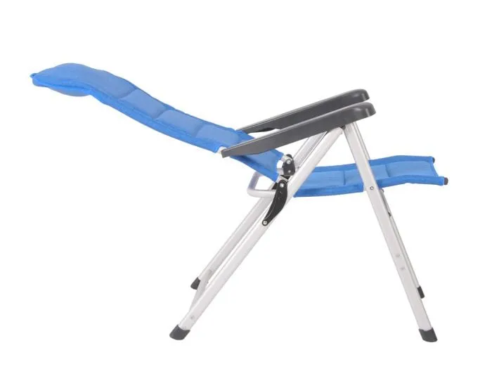 Obelink Ibiza Luxe sedia schienale reclinabile blu cobalto