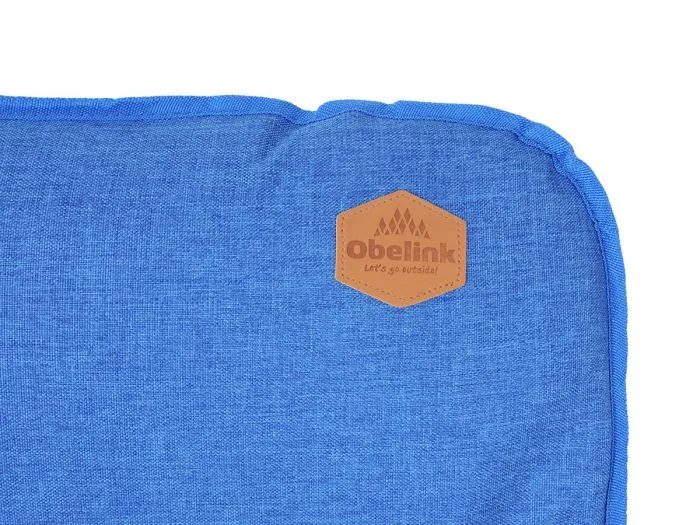 Obelink Ibiza Luxe sedia schienale reclinabile blu cobalto