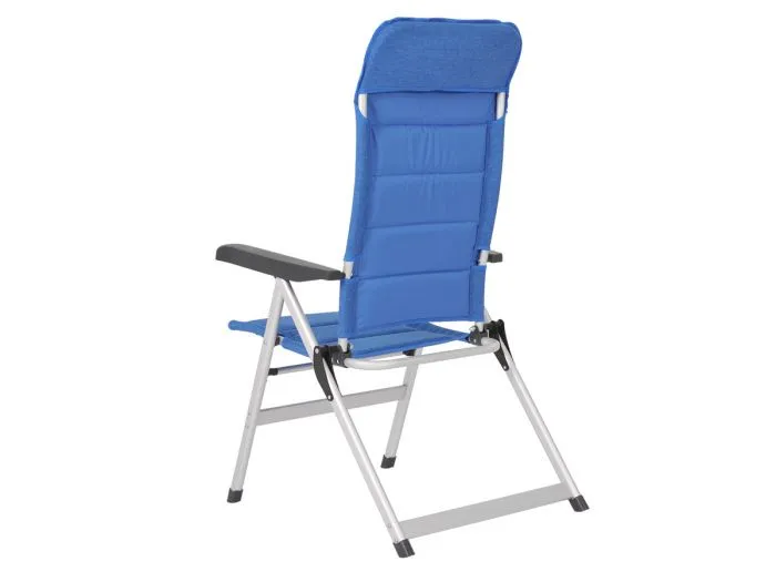 Obelink Ibiza Luxe sedia schienale reclinabile blu cobalto
