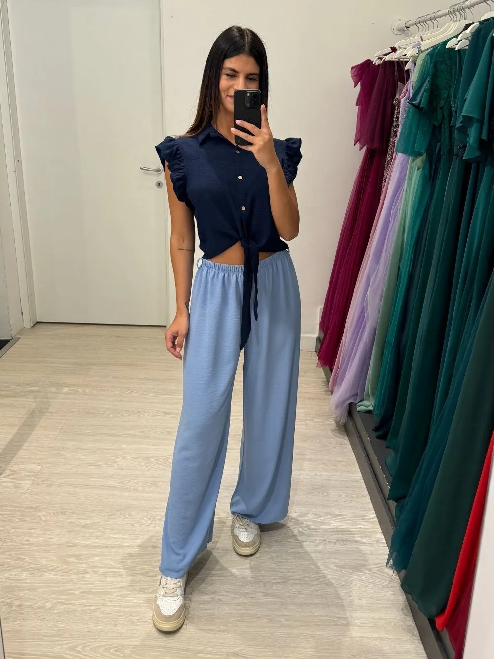Pantalone palazzo leggero
