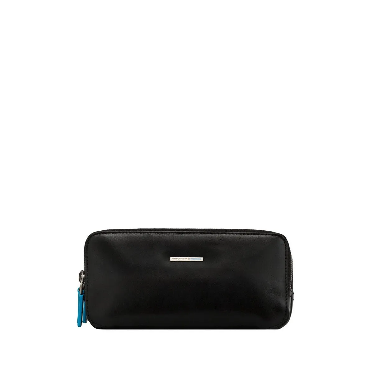 Piquadro Blue Square pochette a mano, 3 scomparti, pelle nero