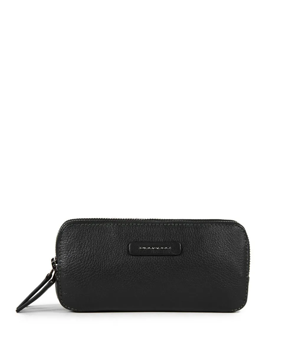 Piquadro Modus Special pochette a mano, 3 scomparti, pelle nero 