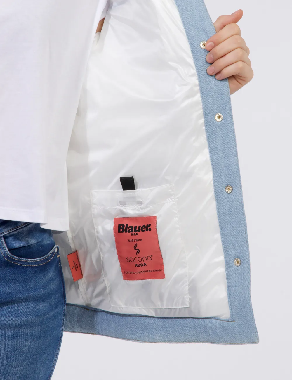 Piumino leggero Blauer Bianco