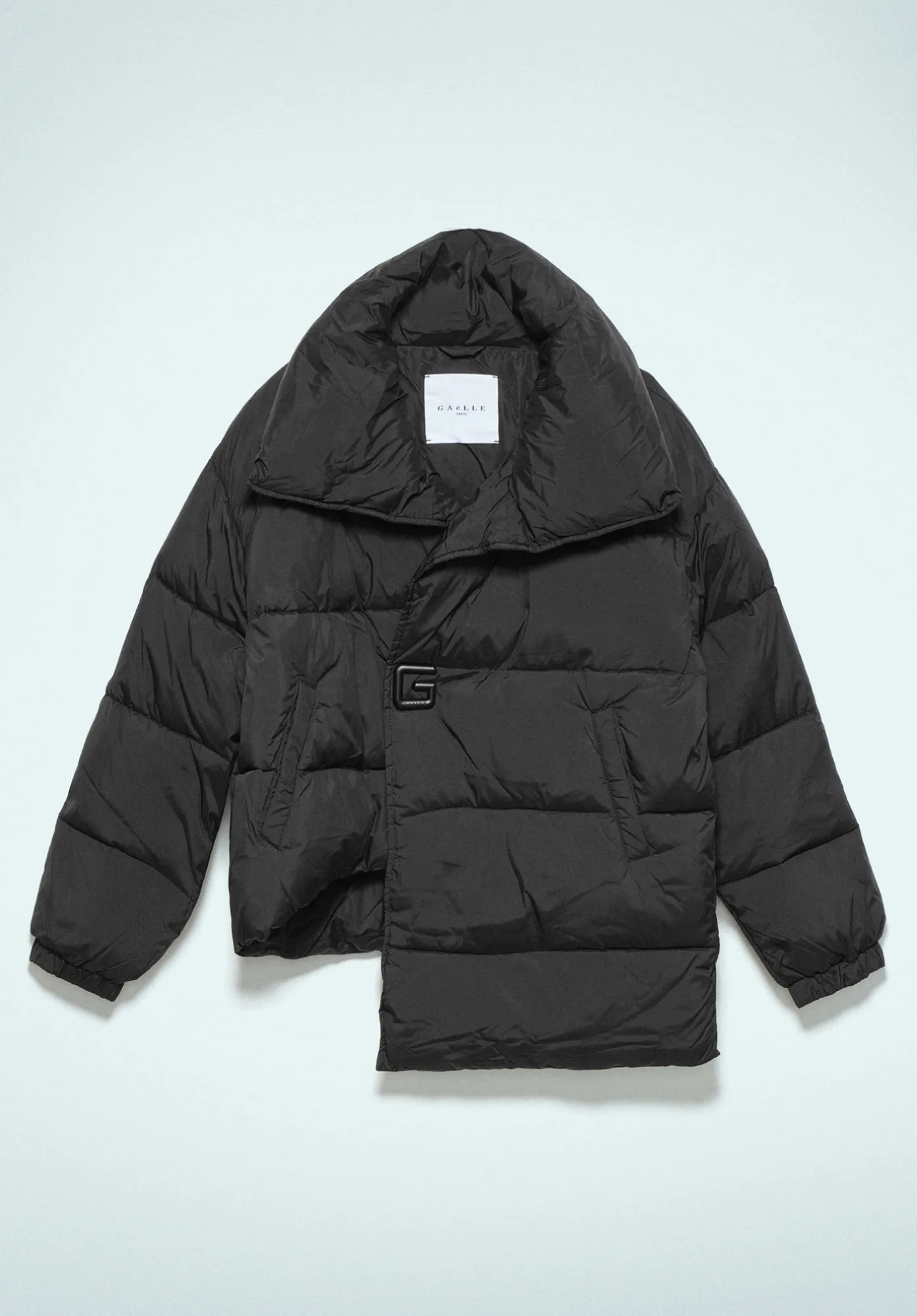 Piumino Oversize In Poliestere Nero - Gaëlle Paris