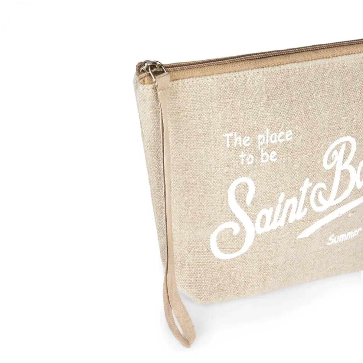 Pochette Aline In Lino Beige