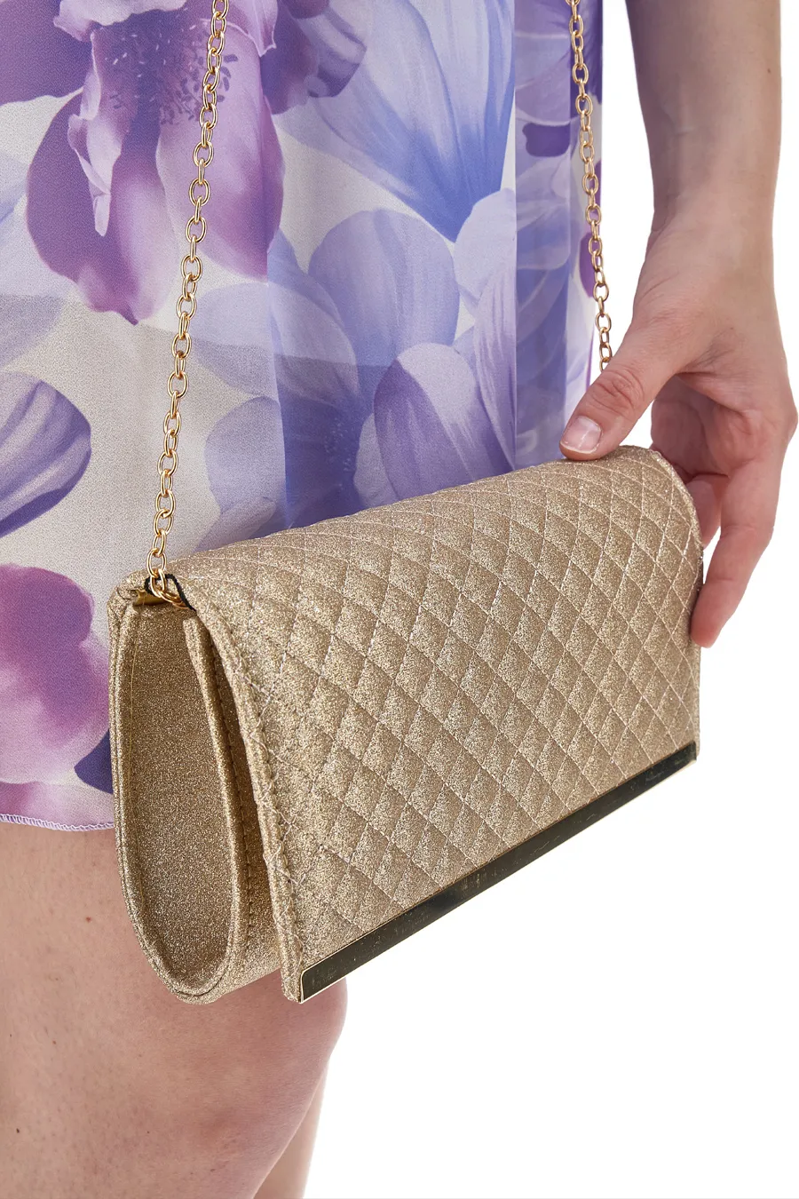 Pochette Coveri Collection Sera Oro Glitter