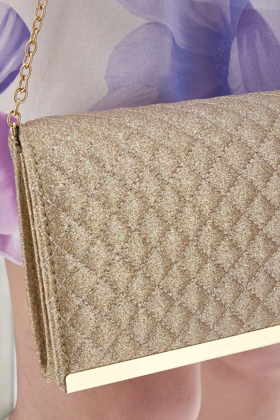 Pochette Coveri Collection Sera Oro Glitter
