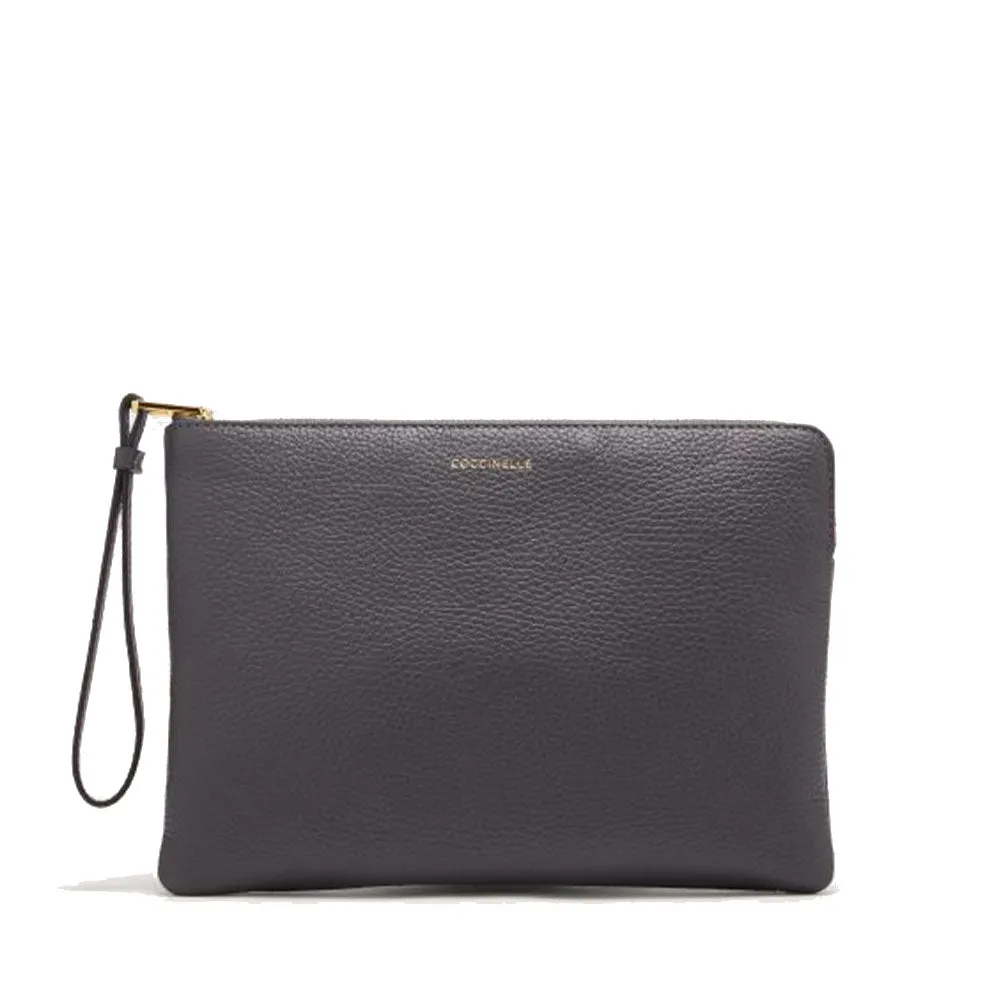 Pochette Donna COCCINELLE in Pelle Ardesia Linea Alias