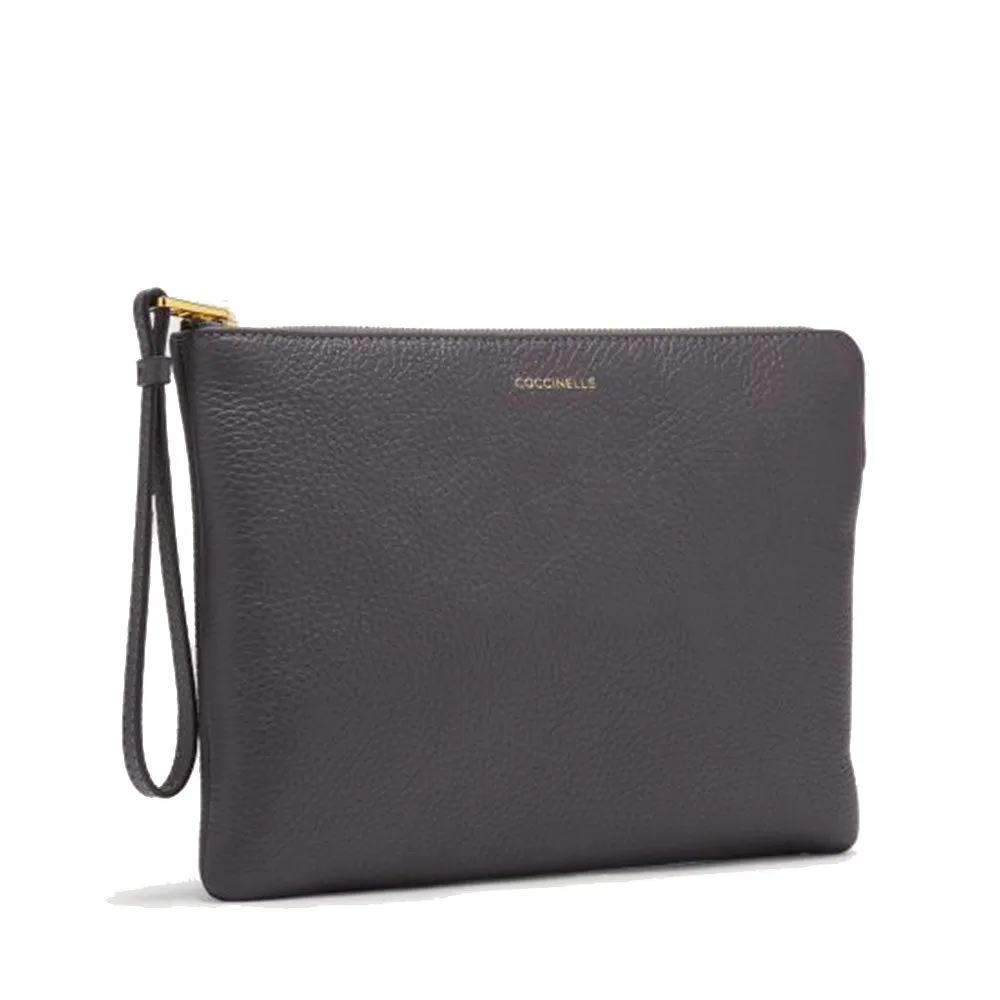 Pochette Donna COCCINELLE in Pelle Ardesia Linea Alias