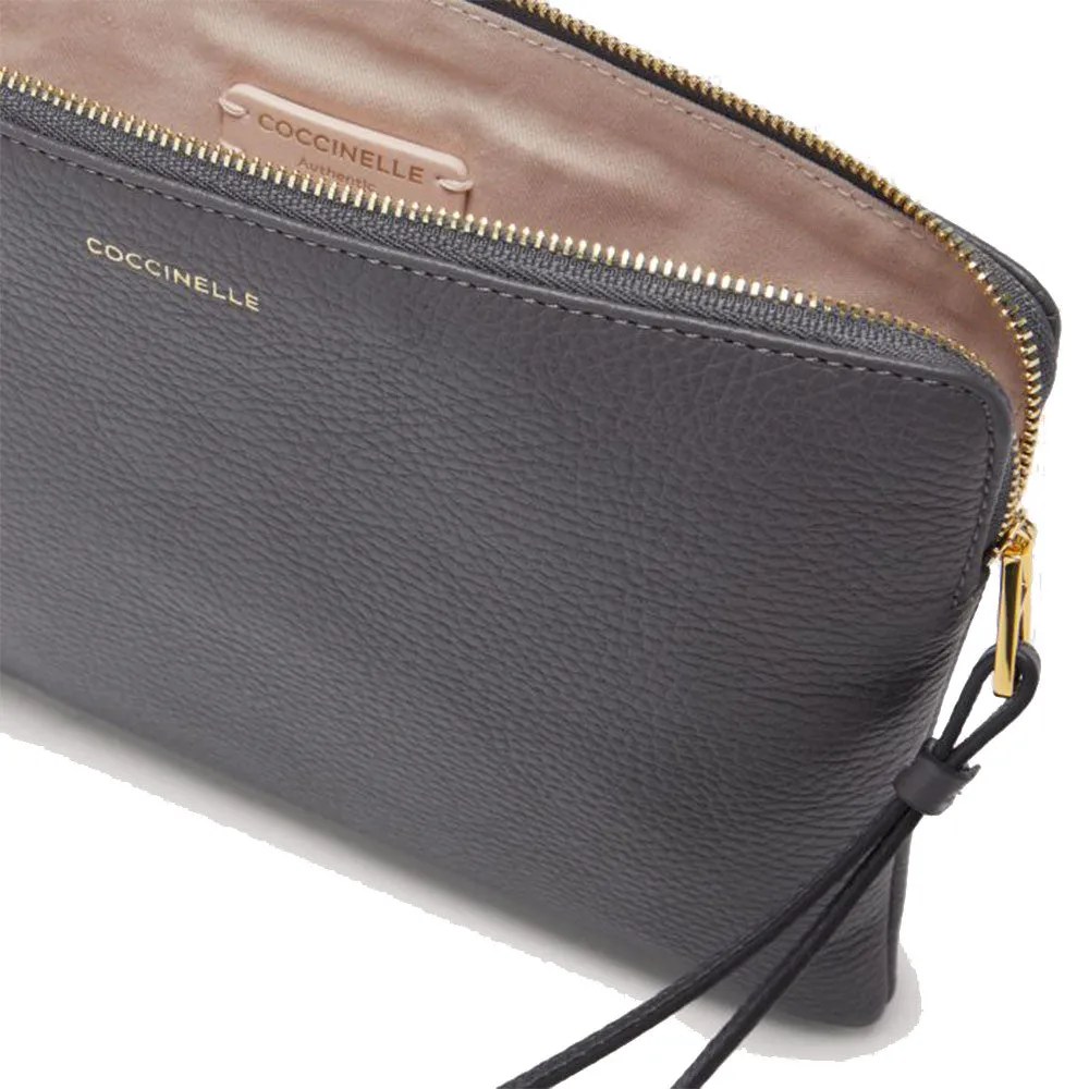 Pochette Donna COCCINELLE in Pelle Ardesia Linea Alias
