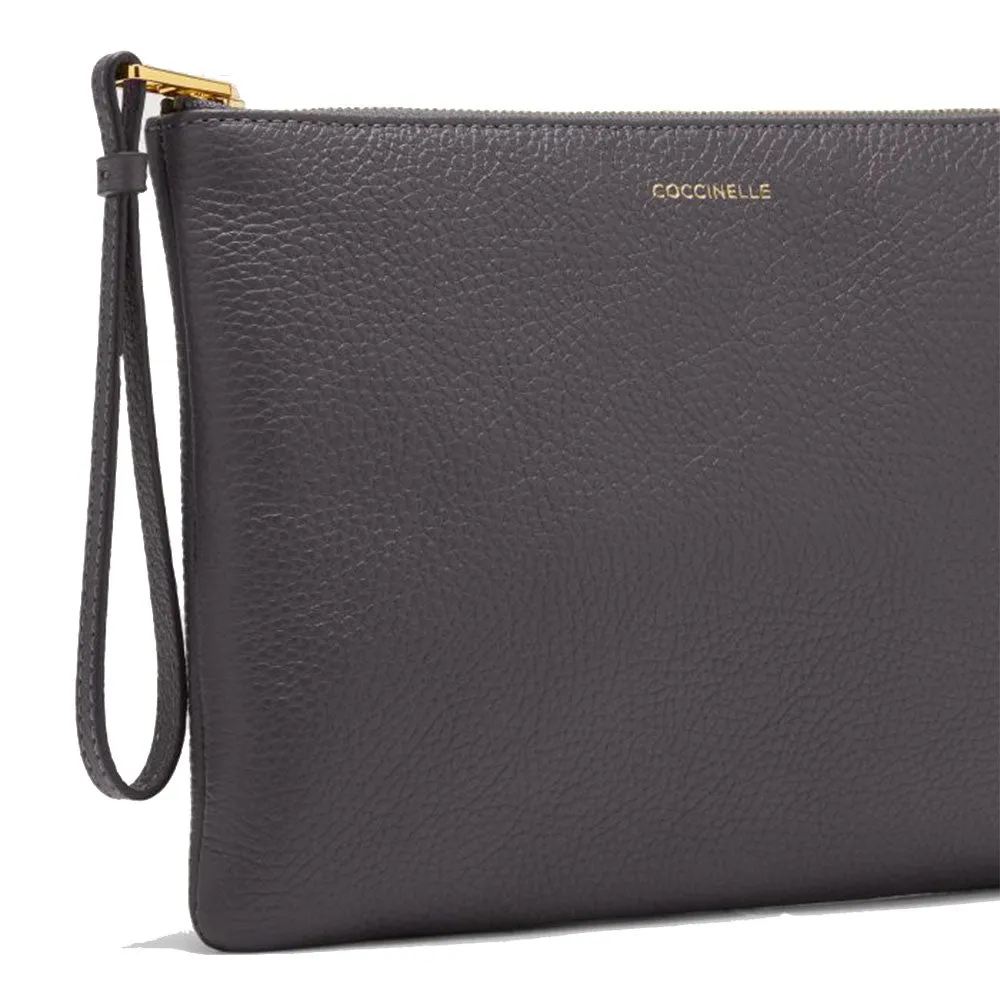 Pochette Donna COCCINELLE in Pelle Ardesia Linea Alias