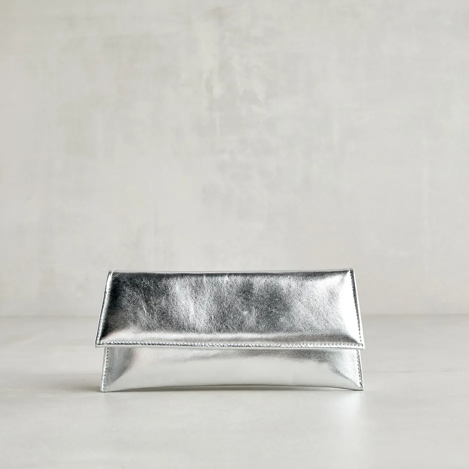 Pochette Laminata Argento