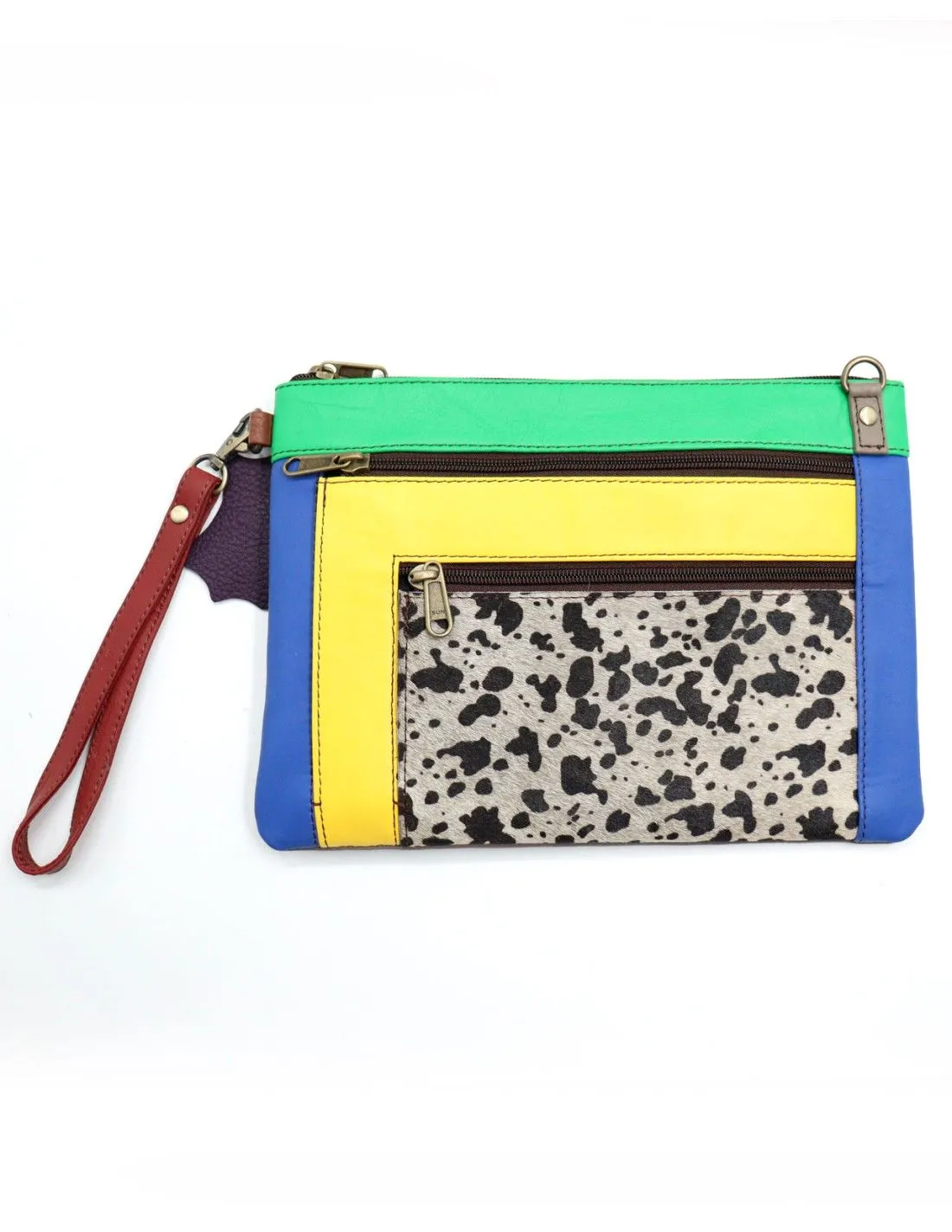 POCHETTE PIATTA IN PELLE RICICLATA 28 X 20 X 2 cm "TRULY"