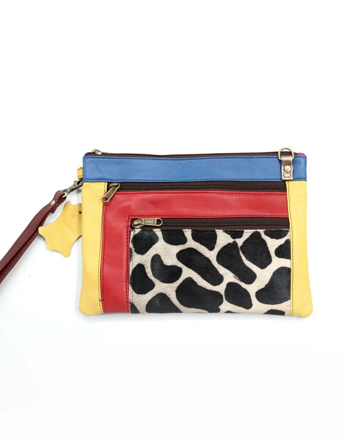 POCHETTE PIATTA IN PELLE RICICLATA 28 X 20 X 2 cm "TRULY"