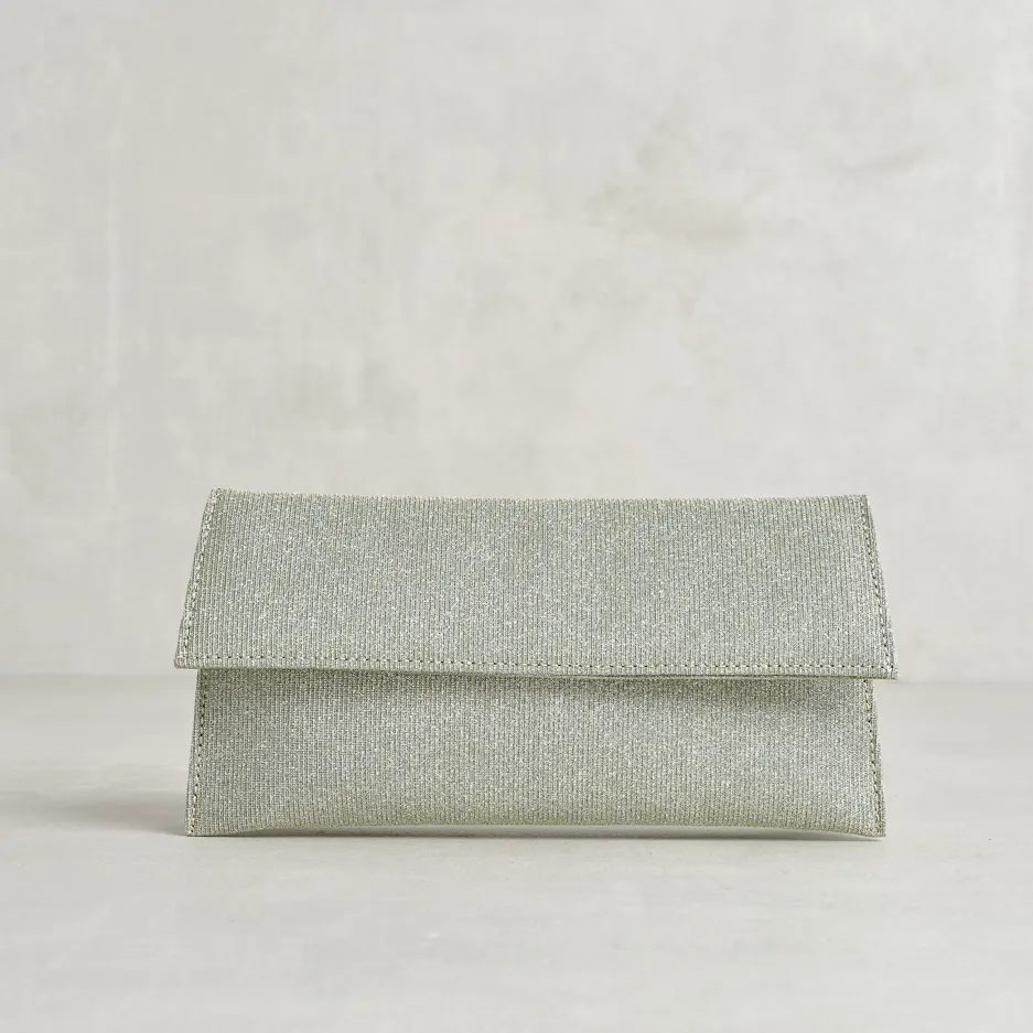 Pochette Tessuto Oro