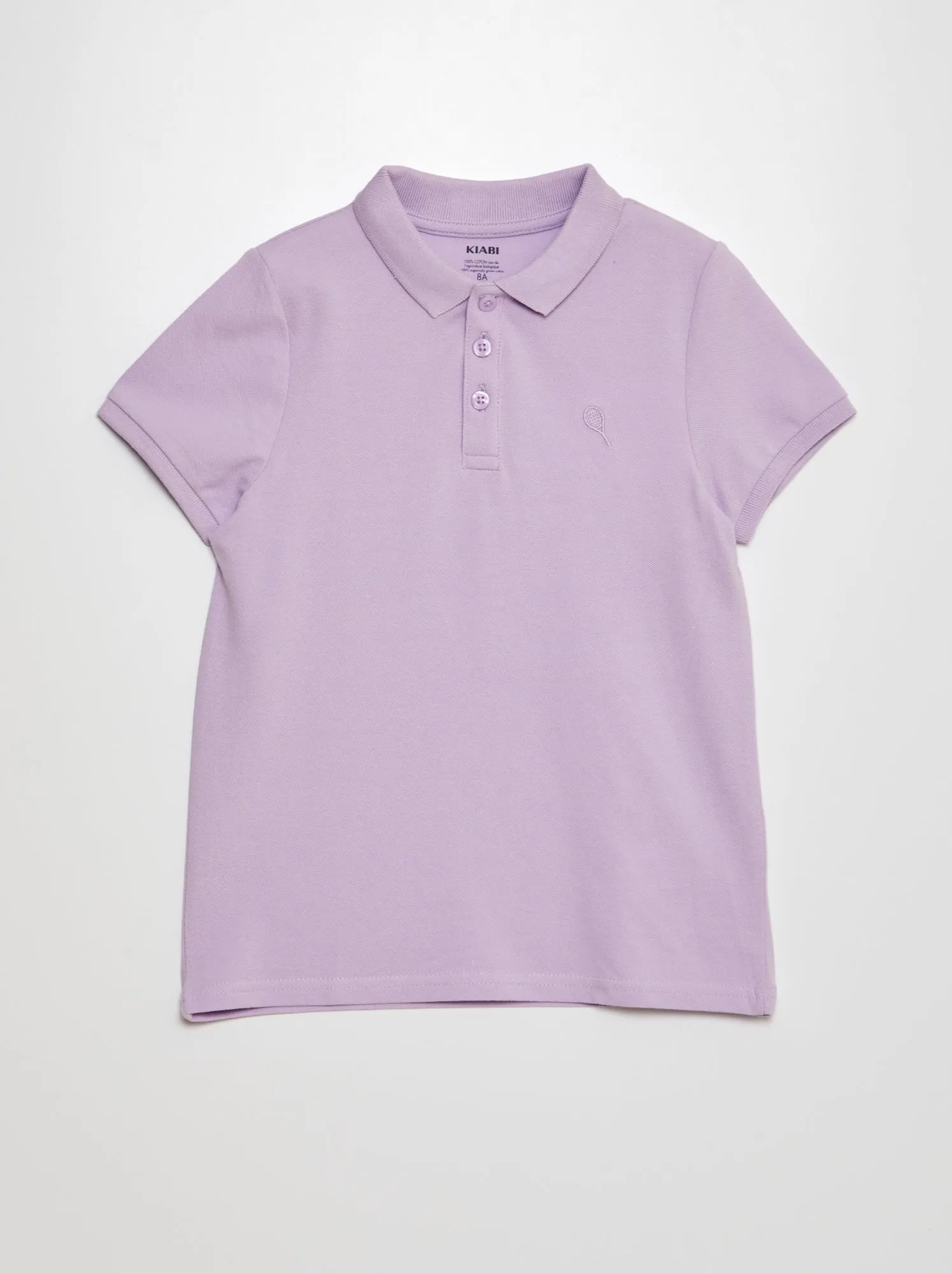 Polo in piqué di cotone - VIOLA