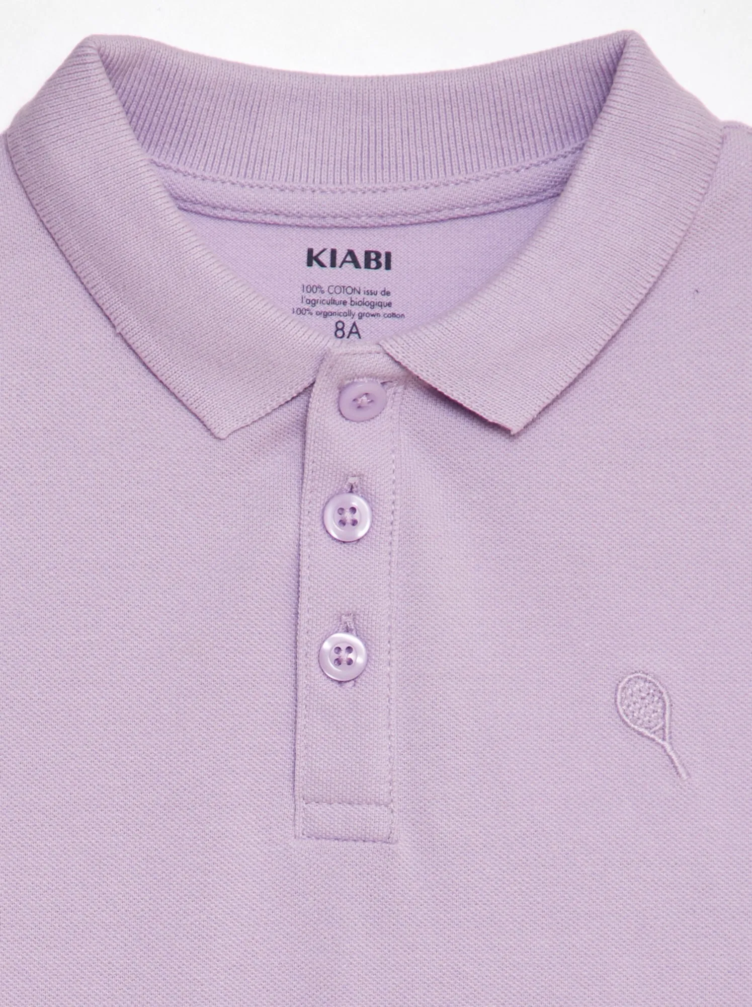 Polo in piqué di cotone - VIOLA