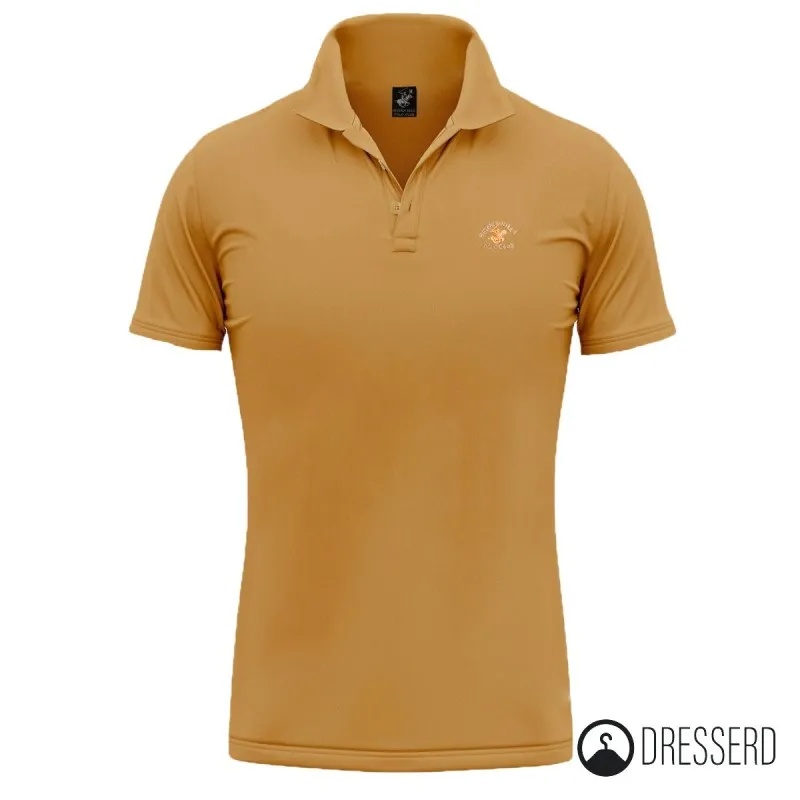 Polo Uomo  Beverly Hills Polo Club-100% Cotone Piquet Maglia mezza manica Tinta unita Maglie Dresserd