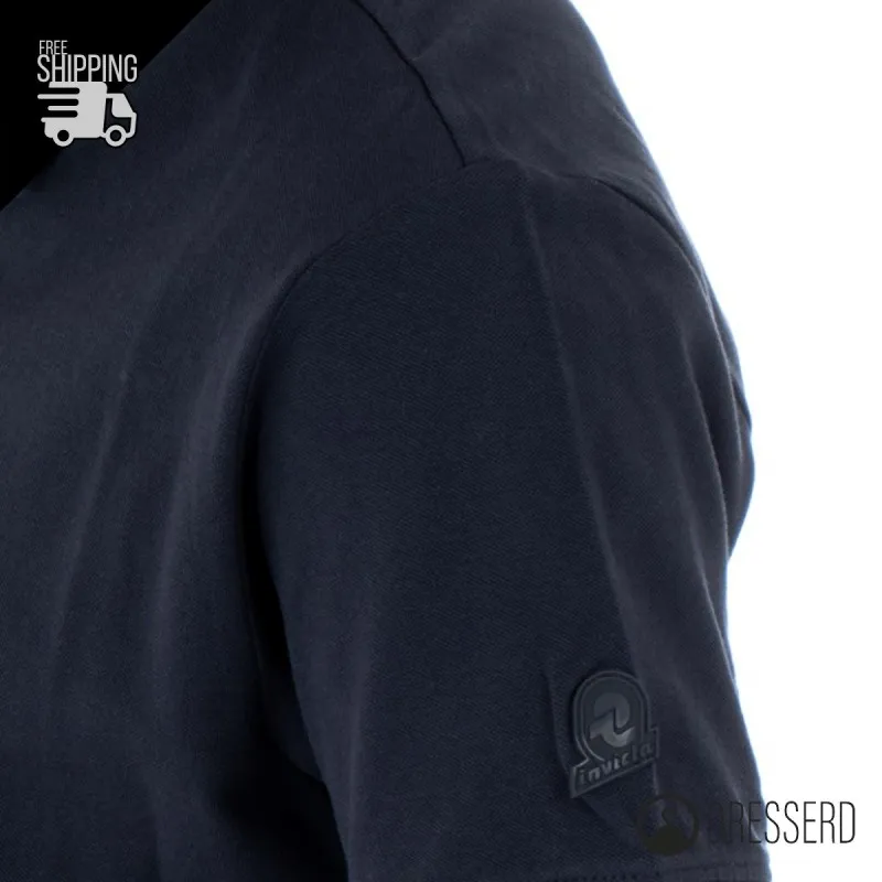 Polo uomo INVICTA mezza manica cotone Piquet Contrasto collo Maglie Dresserd