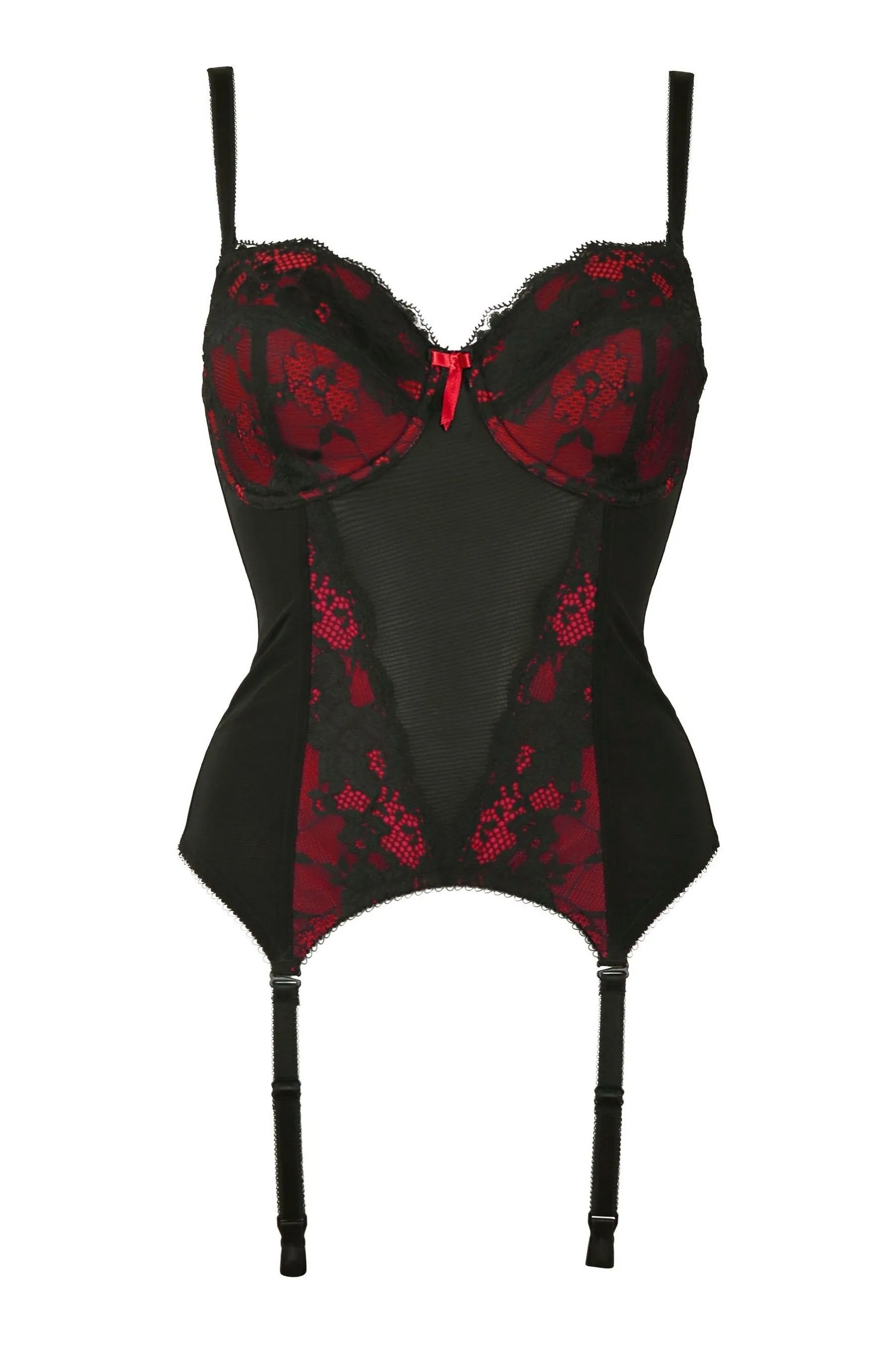 Pour Moi - Amour - Reggiseno basco imbottito con ferretto e spalline