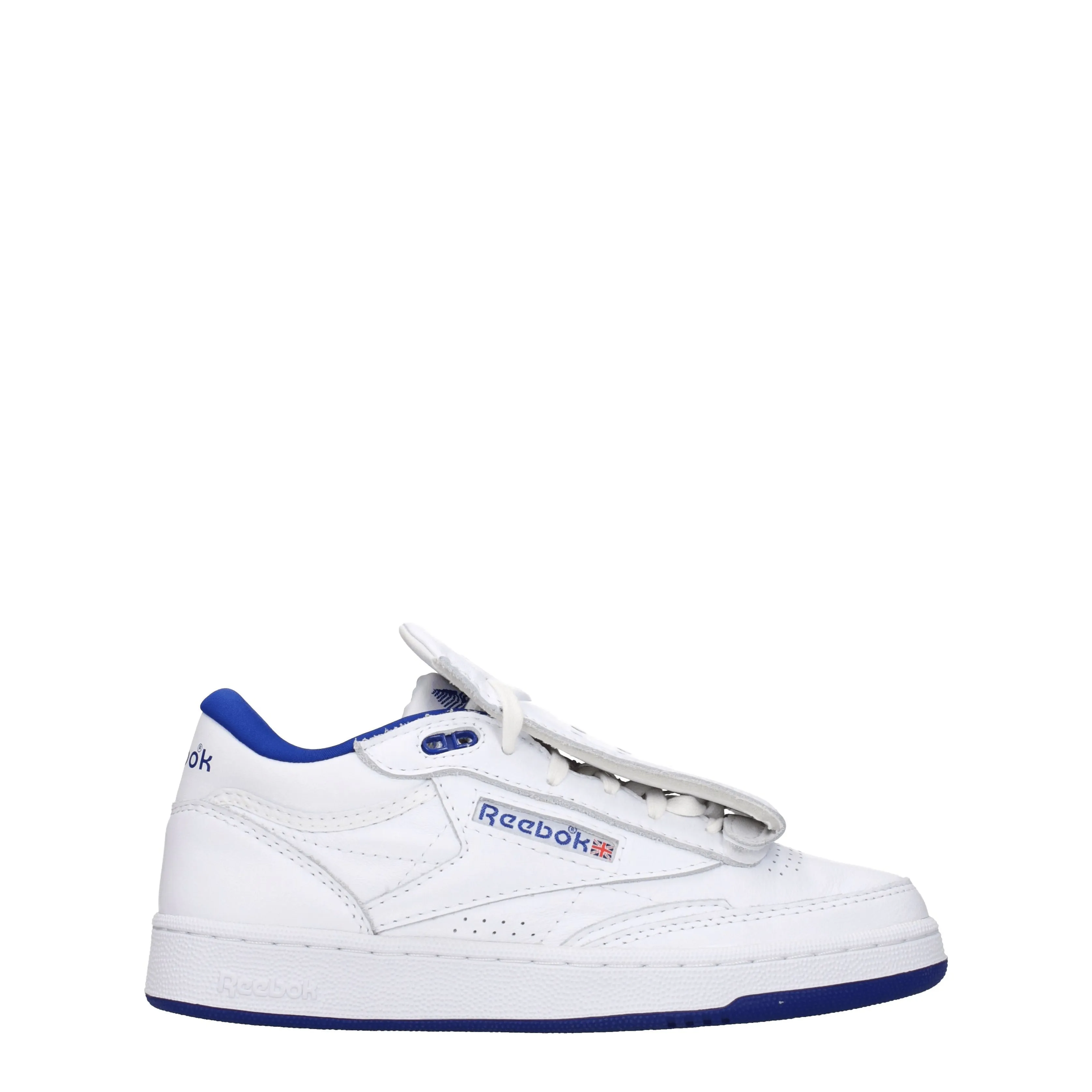 Reebok Sneakers Club c Uomo Pelle Bianco/Blu Elettrico
