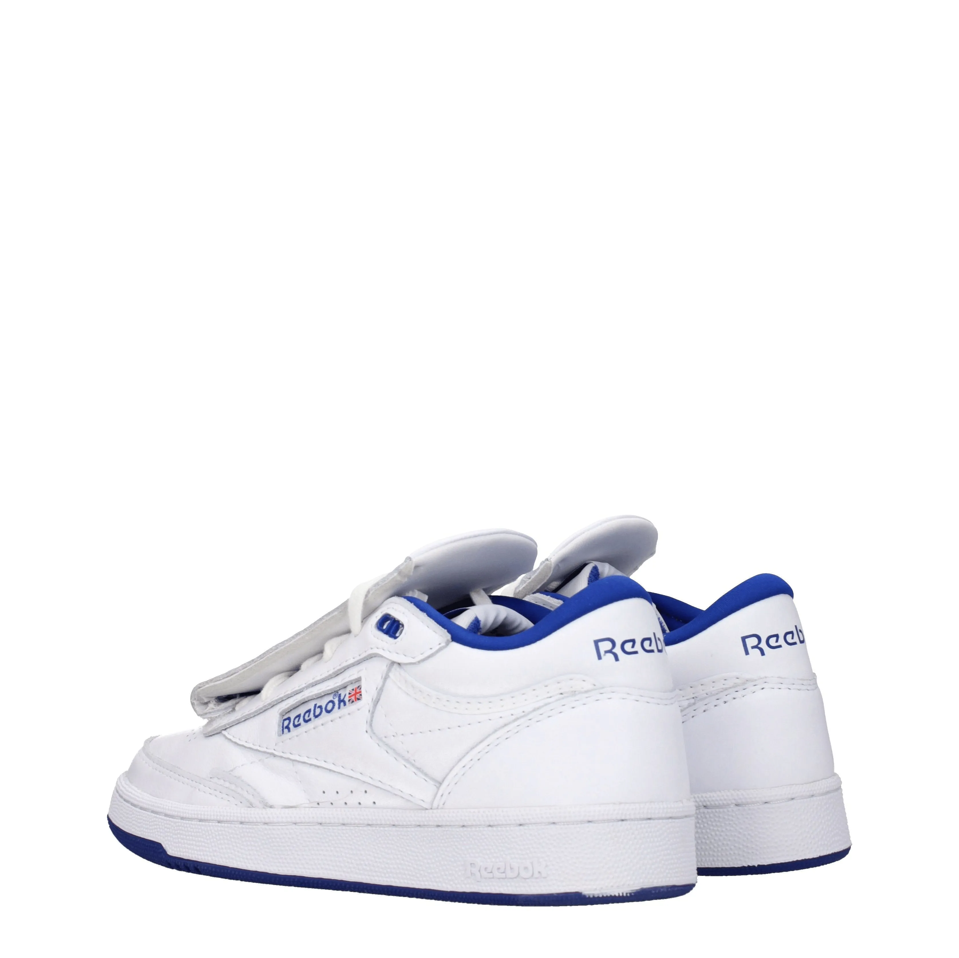 Reebok Sneakers Club c Uomo Pelle Bianco/Blu Elettrico